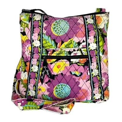 $7.69 • Buy Vera Bradley Va Va Bloom Hipster Large Flower Crossbody Bag For Crafts Or Repair