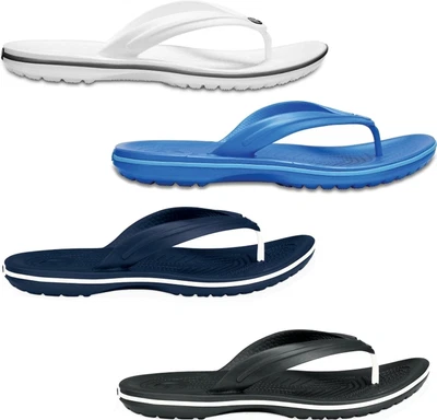 £23 • Buy Crocs CROCBAND FLIP Unisex Mens Womens Ladies Soft Summer Toe Post Flip Flops