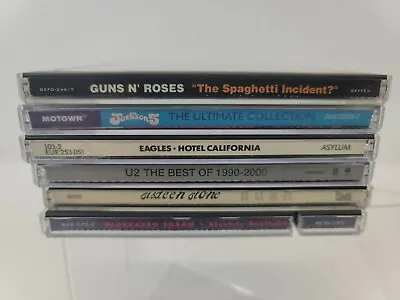 $24.99 • Buy Lot Of 6 Vintage Rock CDs Altern Blackeyed Susan Bush Eagles Guns N Rose's Jack5