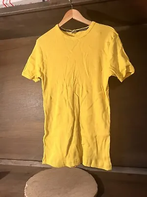 Vintage Canyon River Blues YELLOW Shirt Mens Size XL SHORT SLEEVE PULLOVER SHIRT • $12.99