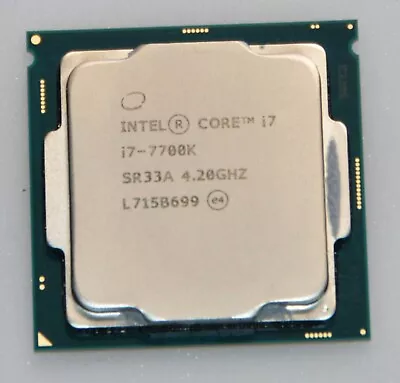 Intel SR33A Core I7 7700K 4.2GHZ SAVAGE MODE FCLGA1151 • $4.25