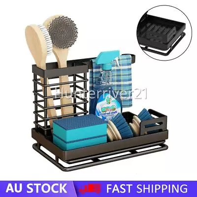 Sink Caddy Tidy Storage Holder Rack Sponge Organizer Kitchen Tool Organizer NEW • $27.39