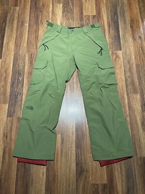 $35.50 • Buy NORTH FACE HYVENT Neon Green INSULATED SNOWBOARD SKI SNOW PANTS MENS M Medium