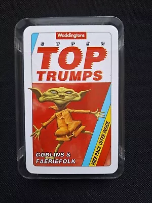 Waddingtons Super Top Trumps Goblins And Faeriefolk 1992 Complete 33 Cards New • £17.50