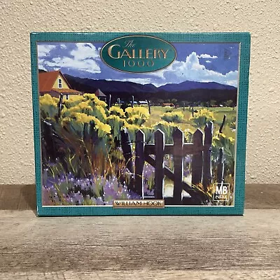 MB PUZZLE THE GALLERY 1000 PIECE PUZZLE William Hook American Landscape 20 X 26” • $11.99