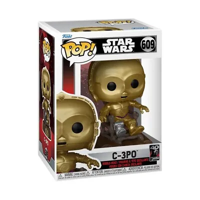 C-3PO In Chair Funko Pop! Vinyl #609 Star Wars - Return Of The Jedi 40th • $21.95