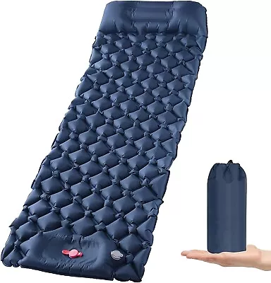 Sleeping Pad Mat Lightweight Camping Ultralight Compact Inflatable Air Mattress • $86.99