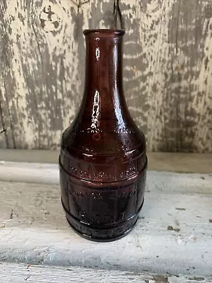 Vintage Wheaton Dr Chandler's Jamaica Ginger Root Bitters Amethyst Bottle  7.5” • $10