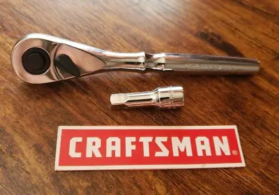 New CRAFTSMAN 1/4  Drive Ratchet 99967 + 1-1/2  Extension 43638 • $13.96