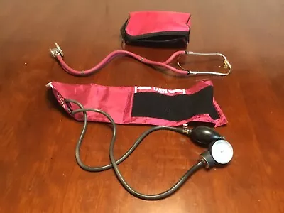 ADC Adult Blood Pressure Cuff Sphygmomanometer & Stethoscope Carry Case • $9.99