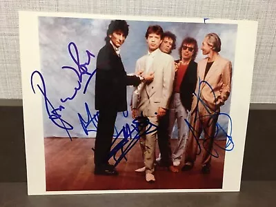 Mick Jagger Rolling Stones Photo  8x10 Signed By Four Coa • $4499.99