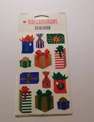 Mrs. Grossman's Lot Of 3 Sticker Sheets Brand New In Package Christmas Presents • $7.50