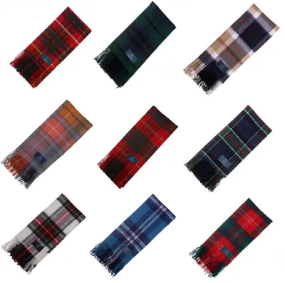 BNWT Clans Of Scotland 100% Lambswool Scarf Various Scarves  • £15.99