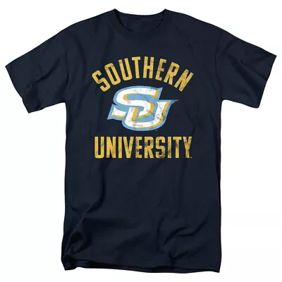 Southern University Adult T-Shirt Jaguars & Lady Jaguars Logo Navy S-5XL • $22.99