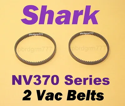 $8.99 • Buy 2 Shark Vacuum Belts NV370 Series NV370 26 Navigator Pro Motorized Flr Brush New