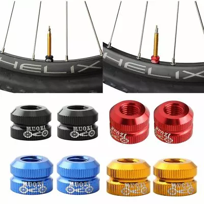 Presta Inner Tube Law Mouth Nut Bike Lock Nut Wheel Tire Valves Tire Nozzle • £3.02