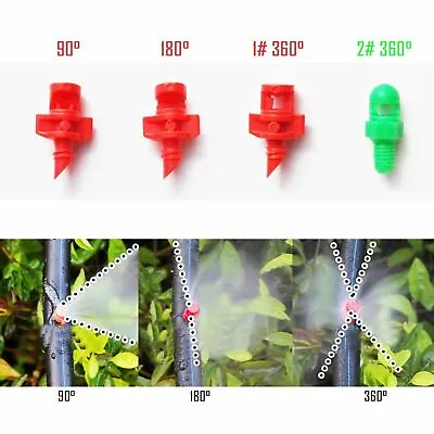 25pc EZ Clone Sprayer Nozzle Jet Mister Cloning Machine Hydroponic 90°/180°/360° • $3.69