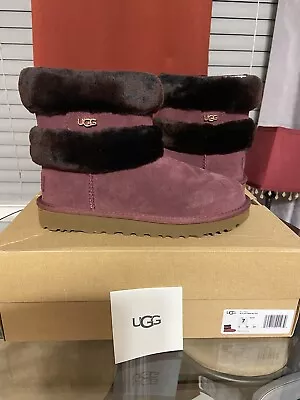 Ugg Limited Edition Fluff Mini Belted Boots Size 7 Brand New • $150