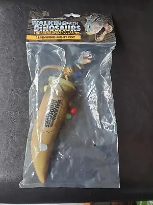 BBC Earth Walking With Dinosaurs T-Rex Spinning Light Toy Arena Spectacular New • £2.99