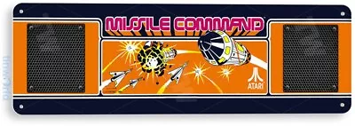 Missle Command Arcade Sign Classic Arcade Game Marquee Game Room Tin Sign C487 • $8.45