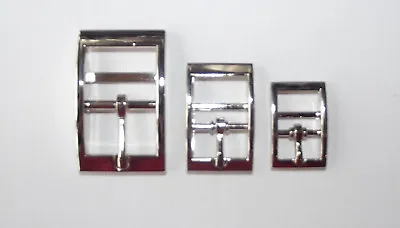 Silver Metal Pin Buckle Belts 15mm Or 20mm Wide • £1.95