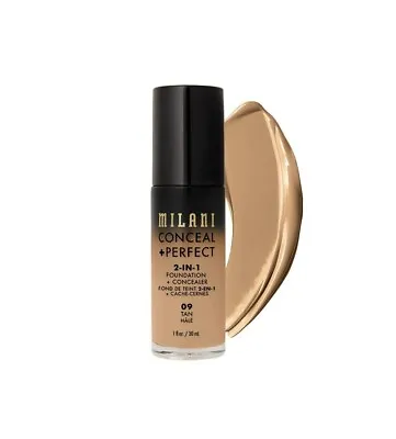 Milani Conceal + Perfect 2-In-1 Foundation + Concealer - 09 TAN HALE • £12