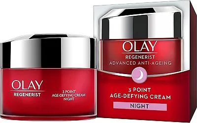 $18.03 • Buy Olay Regenerist 3 Point Firming Anti-Ageing Night Cream Moisturiser 15 Ml