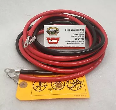 WARN 100971 Electric Cable Set For ATV/UTV Winches Red/Black 96  • $93.80