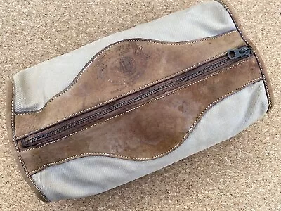 VTG Marley Hodgson Ghurka Kitsack  29  Travel Toiletries Bag Pouch Twill Leather • $250