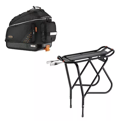 Ibera Bike Trunk Bag Rear Carrier Rack(Non Disc Brake Mount) Combo Quick-Release • $90