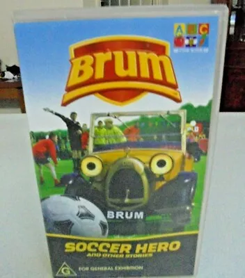 BRUM Soccer Hero And Other Stories -ABC For Kids VIDEO VHS Tape  • $25