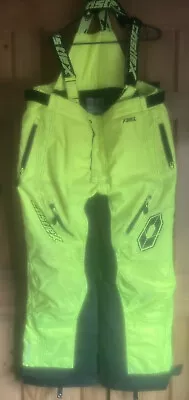 Castle X Fuel Pant Solid Hi-Vis Men's Snowmobile Pant/bib 2XL • $99.99