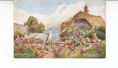 £1.25 • Buy J Postcard. Cottages At Gillan. Cornwall. Lizard  1906. Tucks Oilette