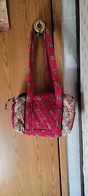 Vintage Vera Bradley Purse Bag Windsor Red Paisley Quilted Retired Rare • $0.99