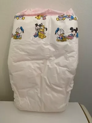 Vintage 1985 Pampers Disney Girls Disposable Diaper. NOS. Size Unknown. 1 Diaper • $29.99