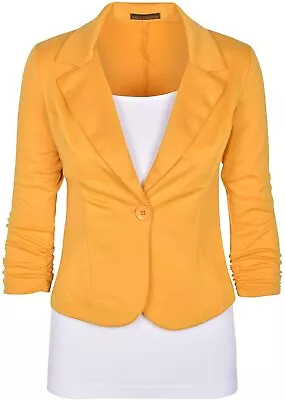 Auliné Collection Women's Casual Work Solid Color Knit Blazer • $67.72