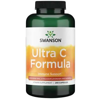 Swanson Ultra Vitamin C Formula Capsules 500 Mg 250 Count • $13.08