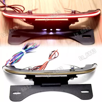 $75.98 • Buy LED Fender Eliminator Integrated Smoke Tail Light Bar For Harley V-Rod 2012-2017