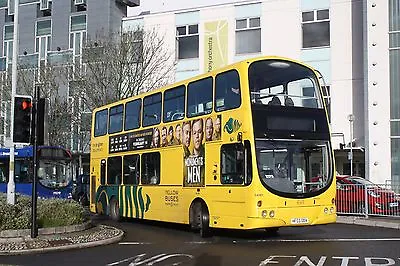 £0.99 • Buy Yellow Buses, Bournemouth No. DA 181 6x4 Quality Bus Photo