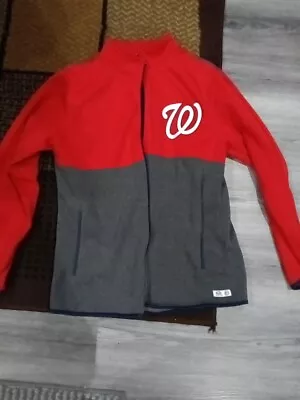 Washington Nationals Fleece Jacket Sports Size L • $6