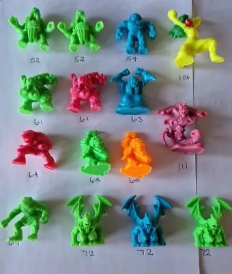 Lot 15 Monsters In My Pocket MIMP Series 2 & 4 Matchbox Vintage Figures Toys • $16.16