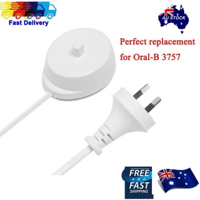 $16.96 • Buy Toothbrush Charger Base For BRAUN ORAL-B 3757 D12 D16 D34 7000 D2 Model AU Plug