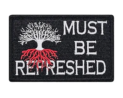 Tree Of Liberty Must Be Refreshed Hook & Loop Morale Tags Funny Tactical Patch • $6.99