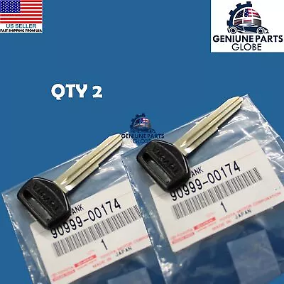 $24.35 • Buy Genuine Oem Toyota Corolla 4runner Supra Pickup Mr2 Echo Uncut Blank Key Set