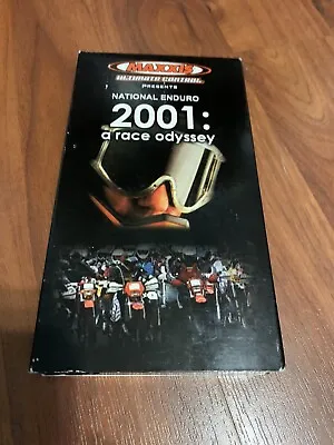 Maxxis Ultimatr Control National Enduro 2001 A Race Odyssey VHS  Motocross Dirt • $49.95