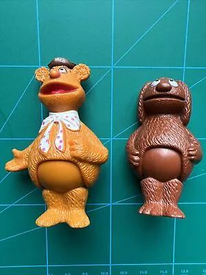 1978 Fisher Price Ha! Inc: Muppet Show Players - Rowlf The Dog & Fozzie Bear LOT • $19.99