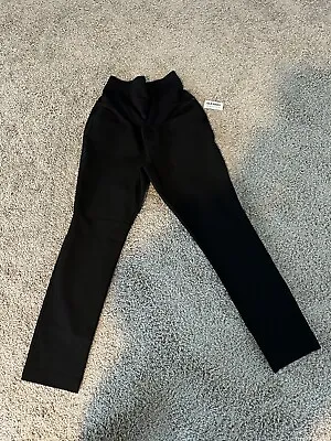 Old Navy MATERNITY Full-Panel Pixie Straight Pants Size 8 Black • $13.99