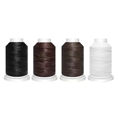 1mm Polyester Waxed Thread Cord For Leather Canvas Tent Sewing Jewelry • £5.53