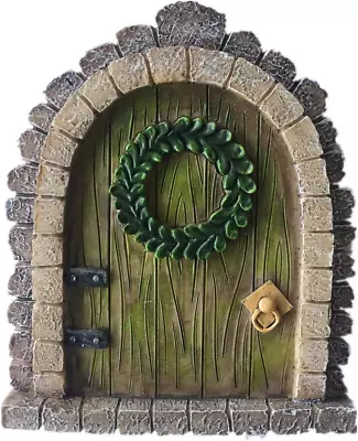 Fairy Garden Door Accessories Miniature Fairy Doors Wall Indoor/Outdoor Mystical • $17.99