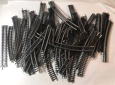 Lot Of 50 N Scale Train Track Pieces Atlas Curve Straight Railroad Used • $56.05
